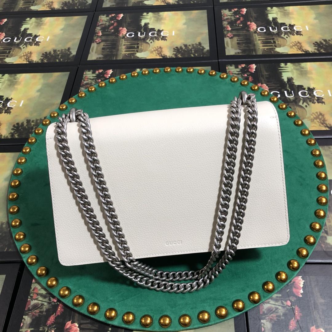 Gvc*1 small dionysus shoulder bag with large white 400249 - 28x17x9cm