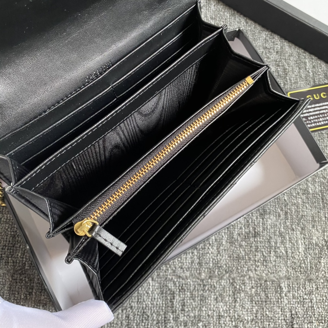 GG Marmont matelassé mini bag Black 474575 – 20cm x 13cm x 6cm