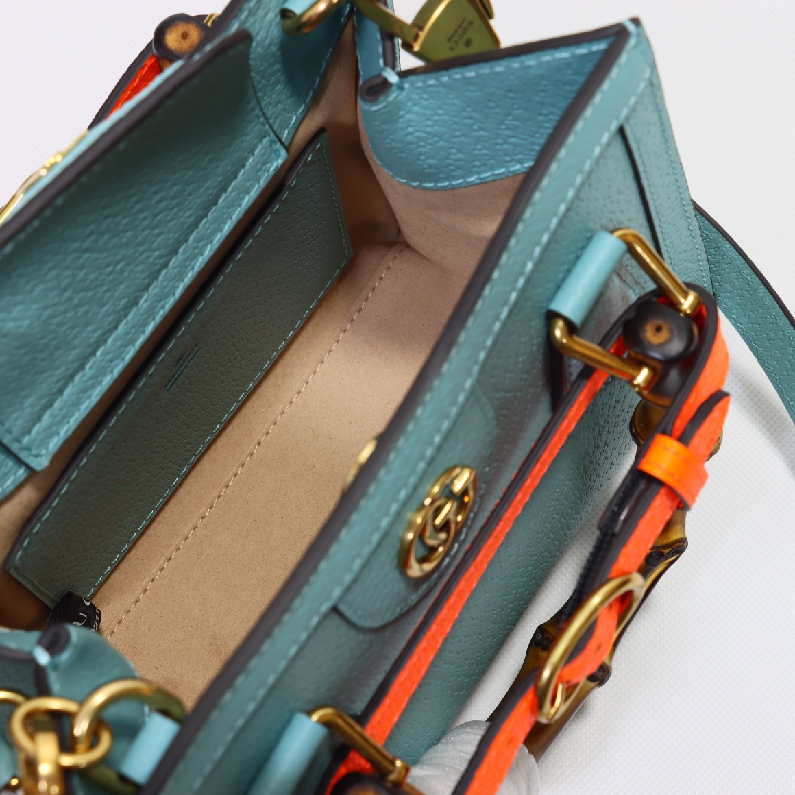 Gvc*1 diana mini tote bag light blue‎ 702732  - 20 x 16 x 10cm