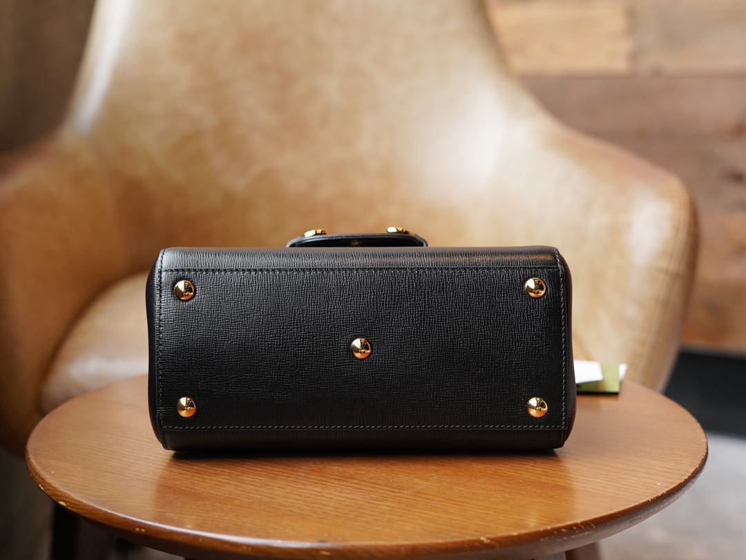 Gvc*1 horsebit 1955 small bag black703848 - 22x16x10.5cm