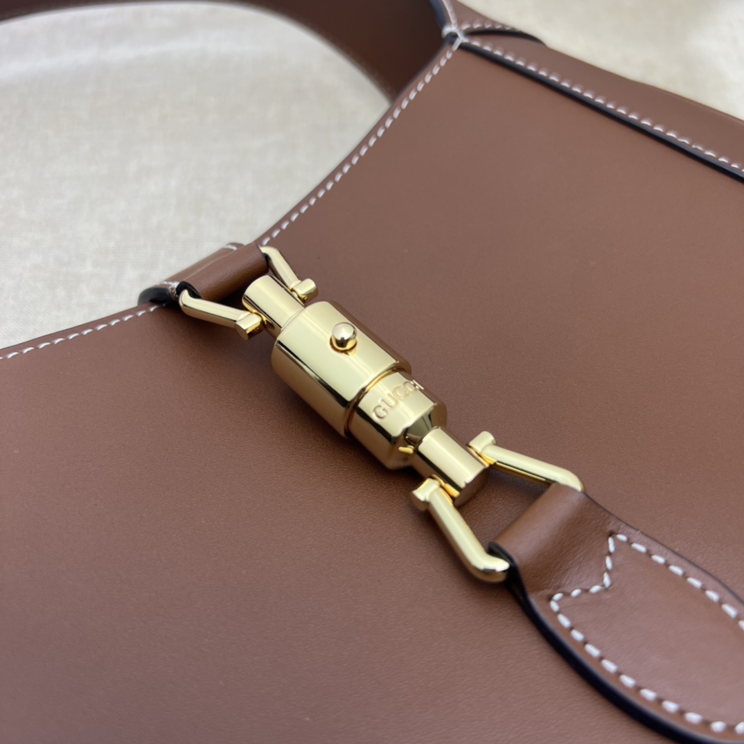 Gvc*1 jackie 1961 small shoulder bag brown 636709- 27.5 x 19 x 4cm