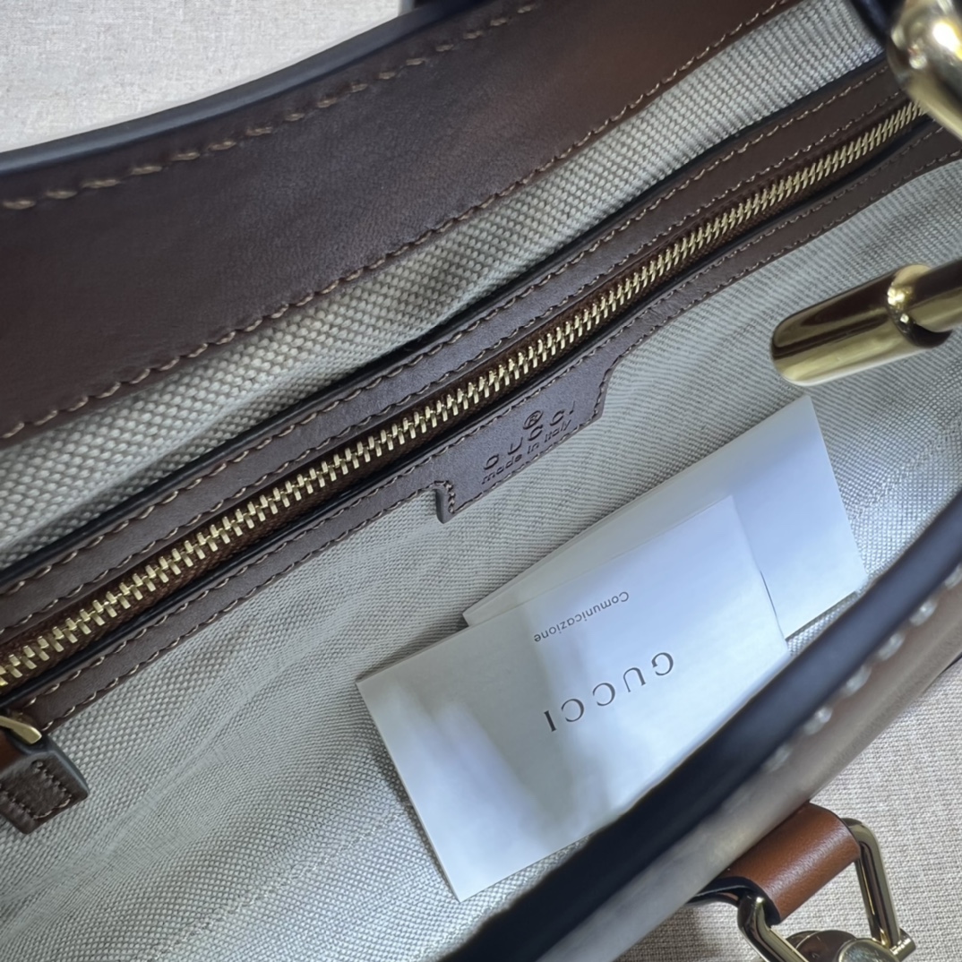 Gvc*1 jackie 1961 small shoulder bag brown 636709- 27.5 x 19 x 4cm