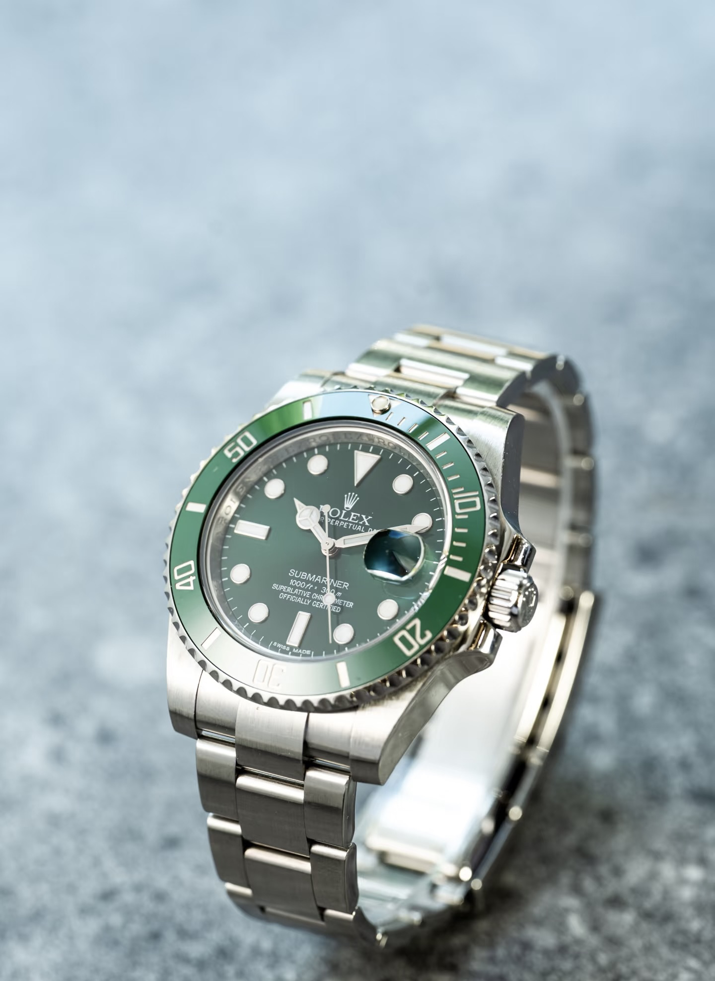 R01ex green submariner mechanical movement stainless steel high-end version