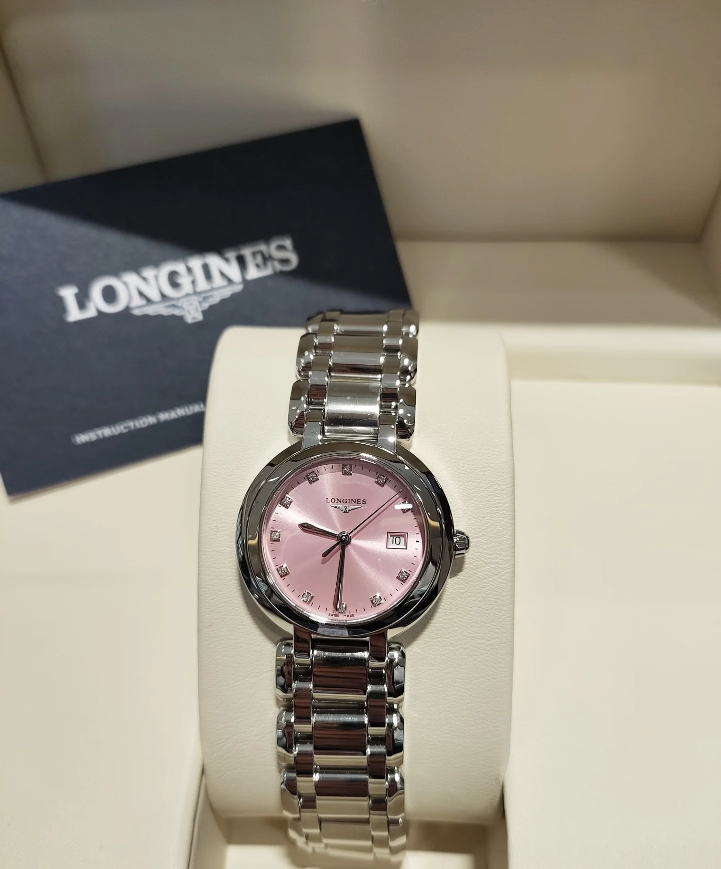 Longines Heart Moon Cherry Blossom Plate
